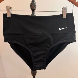 Nike Black high waist bikini bottoms